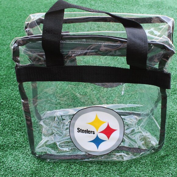 Pittsburgh Steelers Clear tote stadium bag purse - Picture 1 of 5